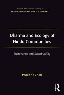 Book cover of Dharma and Ecology of Hindu Communities