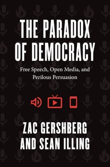 Book cover of The Paradox of Democracy