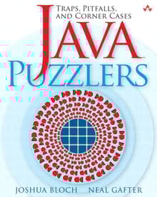 Book cover of Java Puzzlers: Traps, Pitfalls, and Corner Cases
