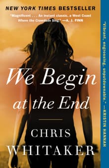 Book cover of We Begin at the End
