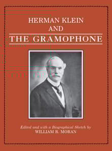 Book cover of Herman Klein and the Gramophone