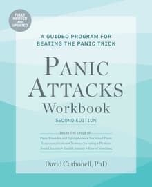 Book cover of Panic Attacks Workbook: A Guided Program for Beating the Panic Trick
