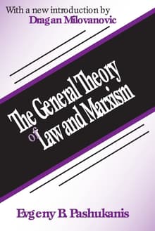 Book cover of The General Theory of Law and Marxism