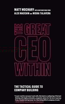 Book cover of The Great CEO Within