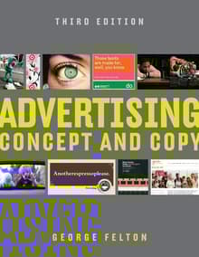 Book cover of Advertising: Concept and Copy