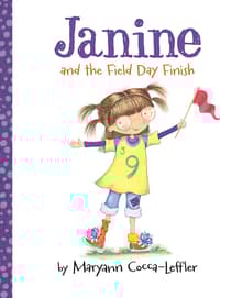 Book cover of Janine and the Field Day Finish