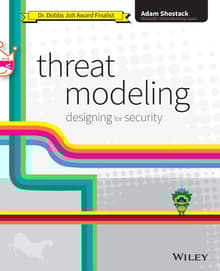 Book cover of Threat Modeling: Designing for Security