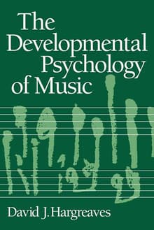 Book cover of The Developmental Psychology of Music