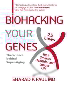 Book cover of Biohacking Your Genes