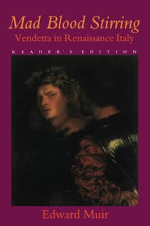 Book cover of Mad Blood Stirring: Vendetta and Factions in Friuli During the Renaissance