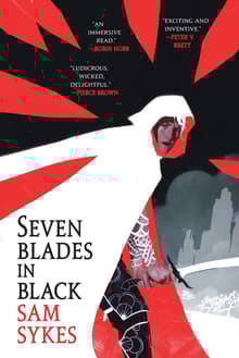 Book cover of Seven Blades in Black