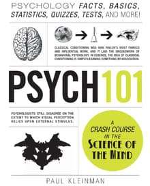 Book cover of Psych 101: Psychology Facts, Basics, Statistics, Tests, and More!