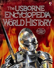 Book cover of The Usborne Encyclopedia of World History