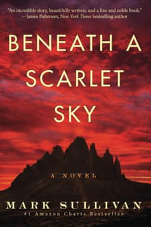 Book cover of Beneath a Scarlet Sky