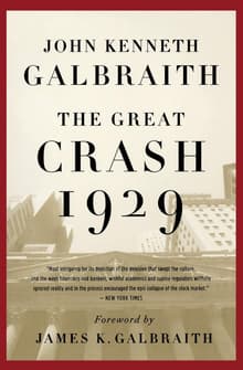 Book cover of The Great Crash 1929