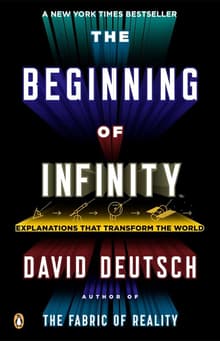 Book cover of The Beginning of Infinity