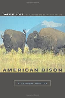 Book cover of American Bison: A Natural History