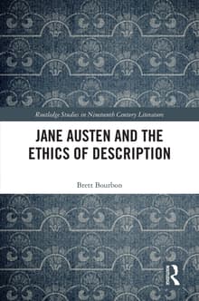 Book cover of Jane Austen and the Ethics of Description