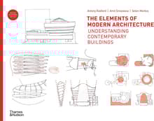 Book cover of The Elements of Modern Architecture: Understanding Contemporary Buildings