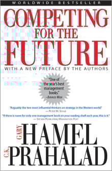 Book cover of Competing for the Future