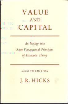 Book cover of Value and Capital
