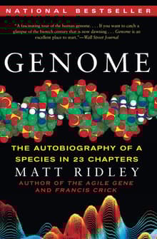 Book cover of Genome: The Autobiography of a Species in 23 Chapters