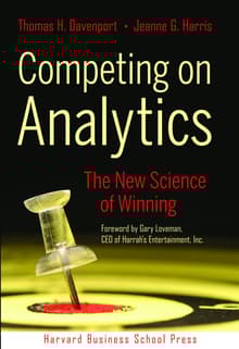 Book cover of Competing on Analytics: The New Science of Winning