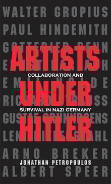 Book cover of Artists Under Hitler