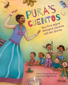 Book cover of Pura's Cuentos: How Pura Belpré Reshaped Libraries with Her Stories