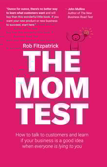 Book cover of The Mom Test