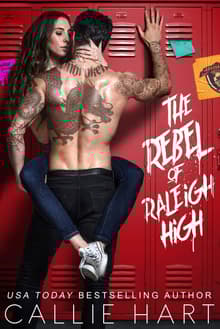 Book cover of The Rebel of Raleigh High