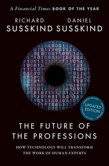 Book cover of The Future of the Professions