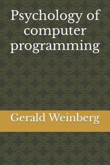 Book cover of The Psychology of Computer Programming
