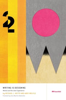 Book cover of Writing Is Designing