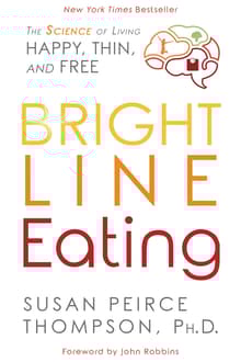 Book cover of Bright Line Eating: The Science of Living Happy, Thin and Free