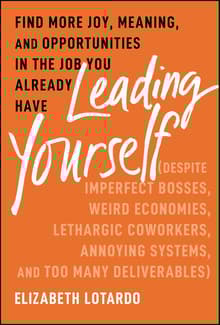 Book cover of Leading Yourself
