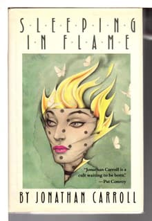 Book cover of Sleeping in Flame