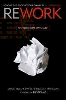 Book cover of Rework