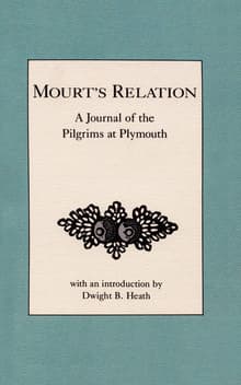 Book cover of Mourt's Relation: A Journal of the Pilgrims at Plymouth