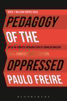 Book cover of Pedagogy of the Oppressed