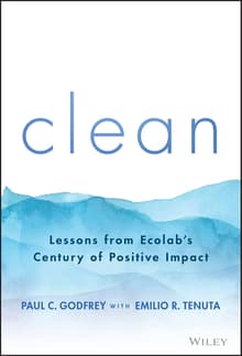 Book cover of Clean: Lessons from Ecolab's Century of Positive Impact