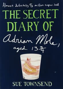 Book cover of The Secret Diary of Adrian Mole, Aged 13 3/4