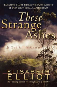 Book cover of These Strange Ashes: Is God Still in Charge?