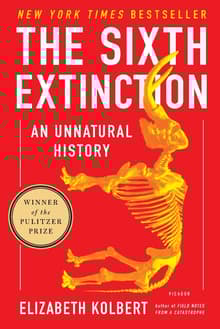 Book cover of The Sixth Extinction: An Unnatural History