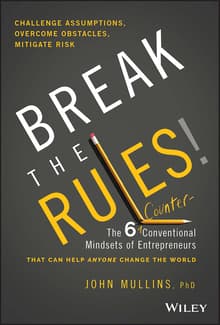Book cover of Break the Rules!: The Six Counter-Conventional Mindsets of Entrepreneurs That Can Help Anyone Change the World