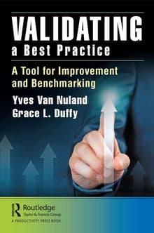 Book cover of Validating a Best Practice