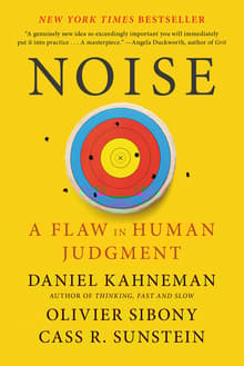 Book cover of Noise: A Flaw in Human Judgment