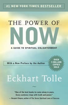 Book cover of The Power of Now: A Guide to Spiritual Enlightenment