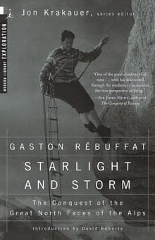 Book cover of Starlight and Storm: The Conquest of the Great North Faces of the Alps