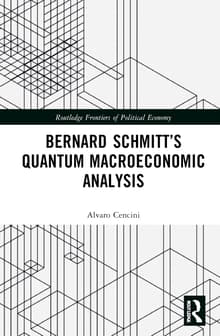 Book cover of Bernard Schmitt's Quantum Macroeconomic Analysis